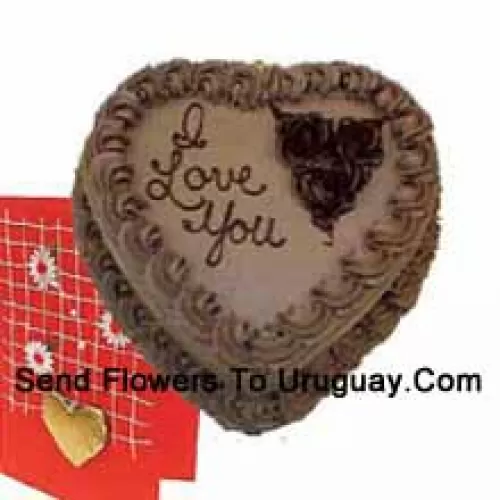 1 Kg (2.2 Lbs) Heart Shaped Chocolate Cake (Please note that cake delivery is only available for Metro Manila Region. Any cake delivery orders outside Metro Manila will be substituted with Chocolate Brownie Cake without cream or the recipient shall be offered a Red Ribbon Voucher enough to buy the same cake)