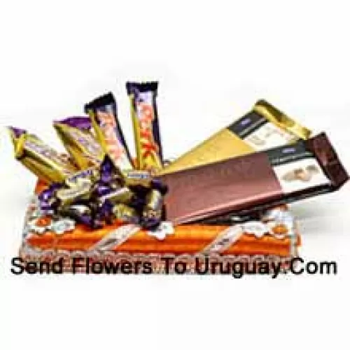 Chocolats assortis emballés cadeau (Ce produit doit être accompagné de fleurs)