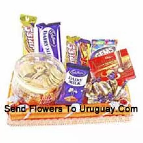 Gift Wrapped Assorted Chocolates (This Product Needs To Be Accompanied With The Flowers)