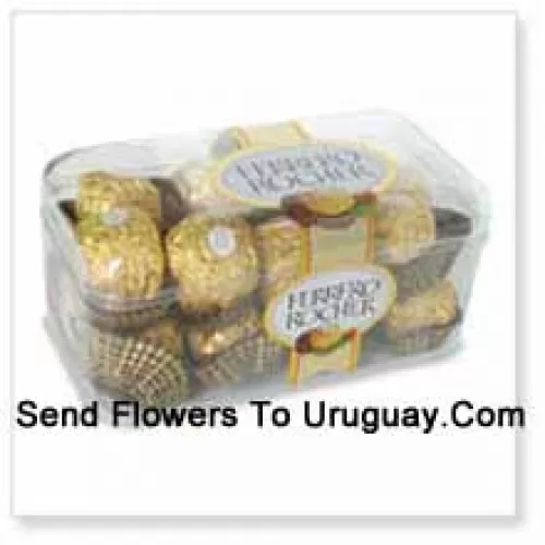 16 pezzi di Ferrero Rocher (Questo prodotto deve essere accompagnato dai fiori)