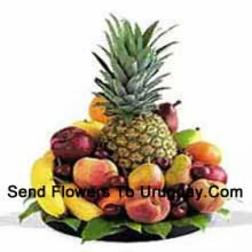 Basket Of 5 Kg (11 Lbs) Assorted Fresh Fruit Basket